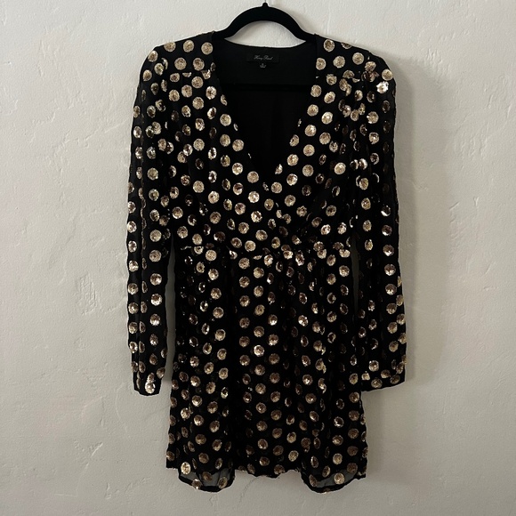 Gold Sequined Dress - Picture 1 of 3